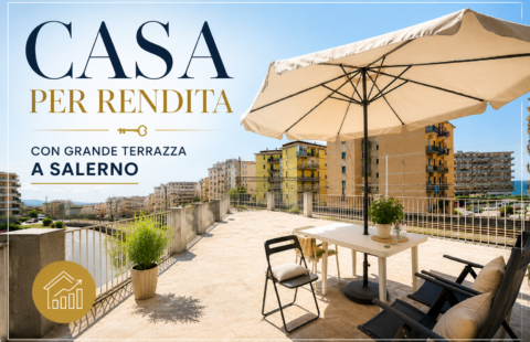Salerno: Casa con rendita immediata e una terrazza che fa la differenza